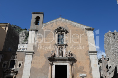 Kirche Santa Caterina in Taormina, Sizilien