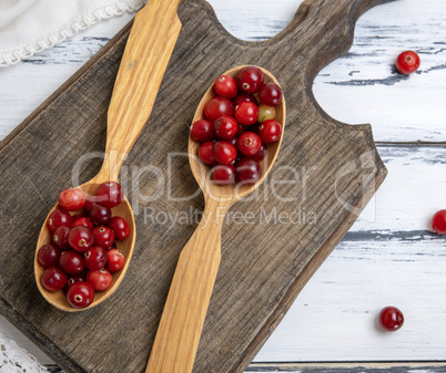 red berries of ripe lingonberries