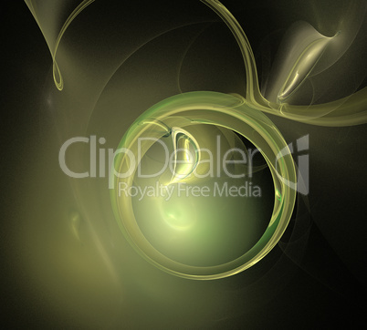 image of one Digital Fractal on Black Color image of one Digital Fractal on Black Color