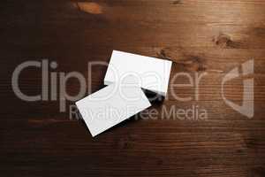 Blank business cards