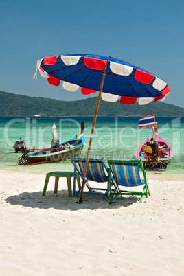 Komodo beach in Coral island, Thailand