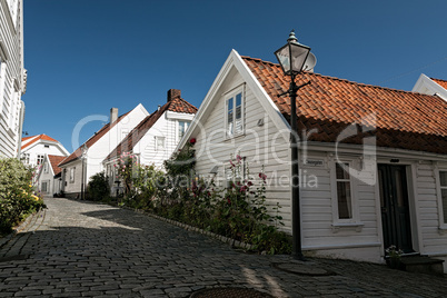 Typical houses in Stavanger, Norway