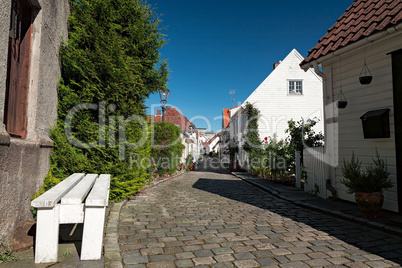 Typical houses in Stavanger, Norway