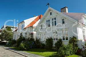 Typical houses in Stavanger, Norway