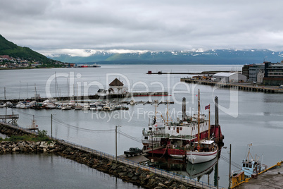 Harbour in Tromso, Norway