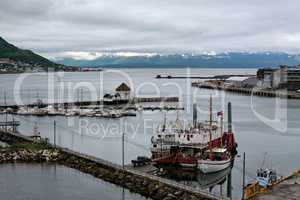 Harbour in Tromso, Norway