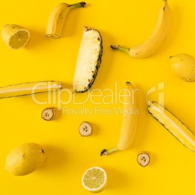 Yellow colored fruit