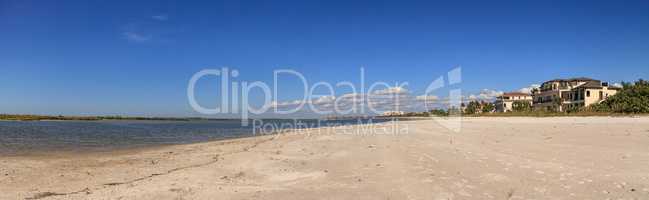 White sand private beach close to Tigertail Beach on Marco Islan