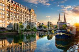 Strasbourg at sunrise