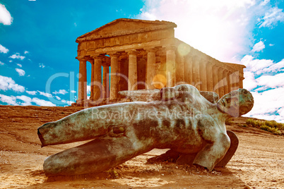 Greek temples in Sicily