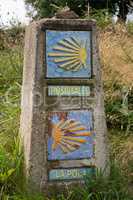 Pilgrimage on the Camino de Santiago trail, Spain