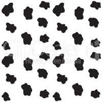 Black spots seamless pattern