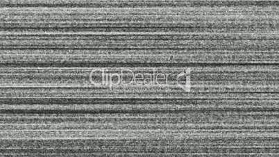 Black and white TV noise on an old broken TV