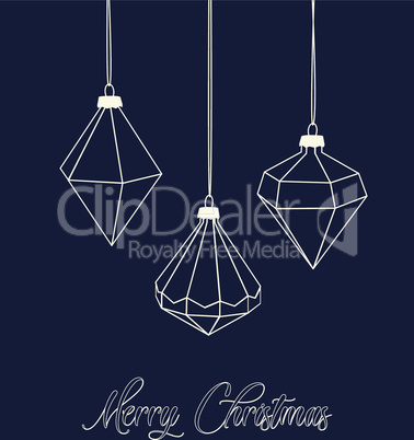 Diamond Christmas balls