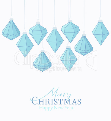 Diamond Christmas balls