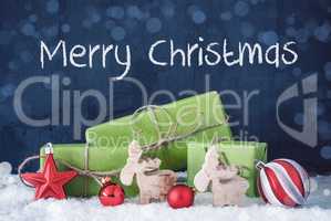 Green Christmas Gifts, Snow, Decoration, Merry Christmas