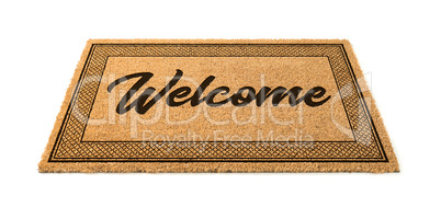 Welcome Mat Isolated On A White Background