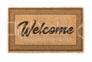 Welcome Mat Isolated On A White Background