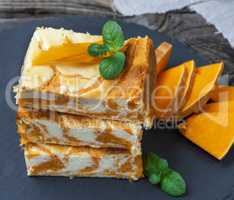 cheesecake cottage cheese with pumpkin