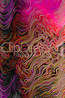 abstract multi-colored lines on a dark background