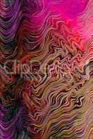 abstract multi-colored lines on a dark background