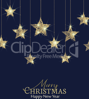 Christmas stars background