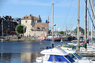Hafen in Honfleur, Normandie