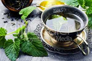 Cup of melissa tea