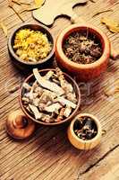 Medicinal, healing herbs