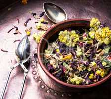 Dry herb tea
