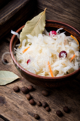 Sauerkraut cabbage salad