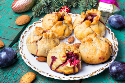 Xmas baked with plum