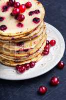 pancakes with cranberry