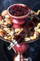 hookah shisha with nut
