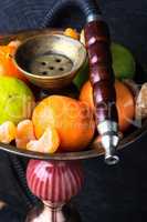 Shisha with taste of lime and tangerines