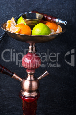 Shisha with taste of lime and tangerines