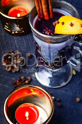 Winter mulled wine