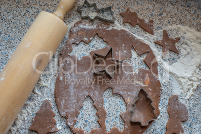 Weihnachtsplätzchen backen