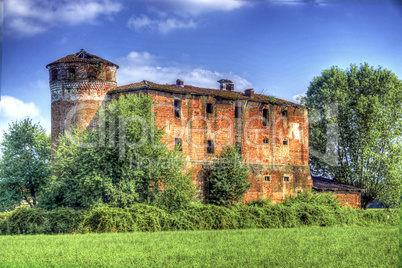 the old Parpaglia castle in the Stupinigi natural park