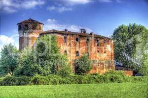 the old Parpaglia castle in the Stupinigi natural park