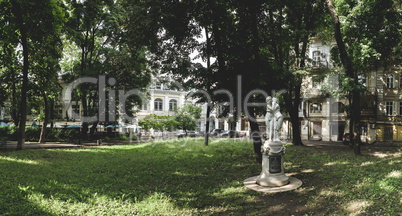 City square Palais-Royal in Odessa, Ukraine