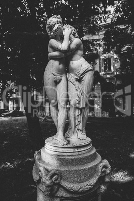 Sculpture of Eros and Psyche in Odessa