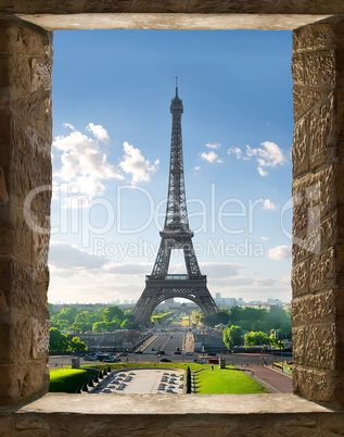 View from window of Paris