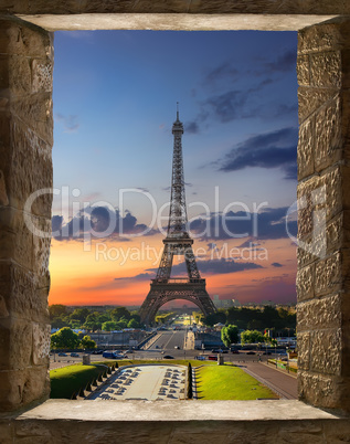 Paris from window