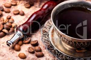 Hookah with aroma coffee