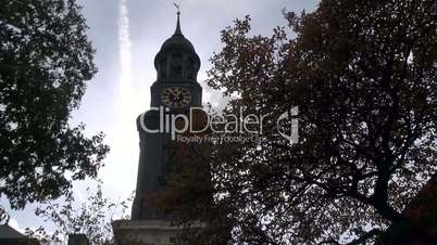 Motion time lapse: St. Michael's Church, Hamburg, Germany
