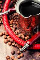 Hookah with aroma coffee