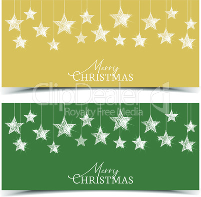 Christmas stars background