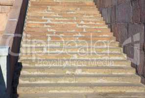 marble stairs on quay