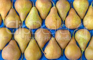 Fresh, yellow pears
